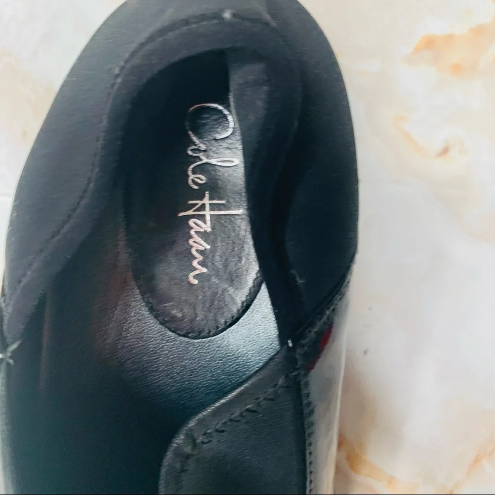 COLE HAAN with NIKE Shoes G SERIES COLLABORATION Black leather slip on 5